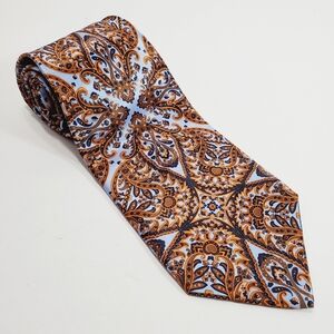 Stefano Ricci Multicolor Geometric Paisley Pattern Men's Silk Neck Tie